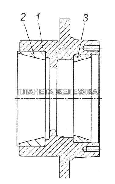 43081-2402048 Стакан подшипников КамАЗ-4308 (2008)